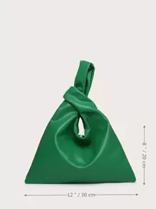 Women Shoulder Bag Minimalist Square Bag - Green - View 6