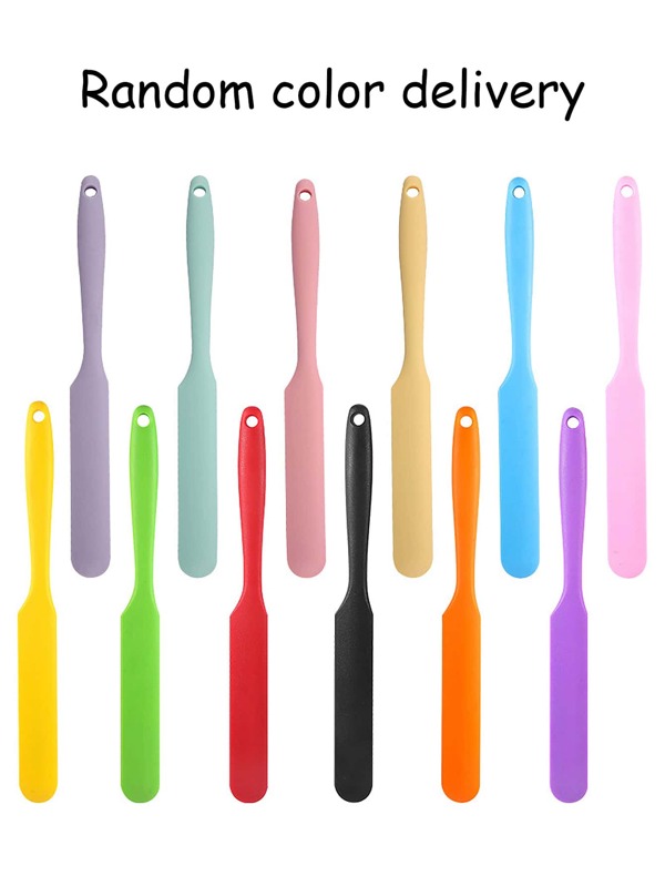 1pc Silicone Scraper, Butter Cream Mixing Knife, Baking Strip Scraper