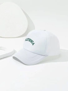 Letter Graphic Trucker Hat - White - View 2