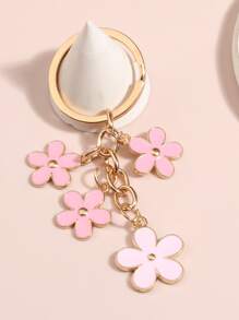 Street Flower Charm Keychain Valentine's Day Valentines