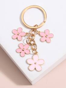 Street Flower Charm Keychain Valentine's Day Valentines