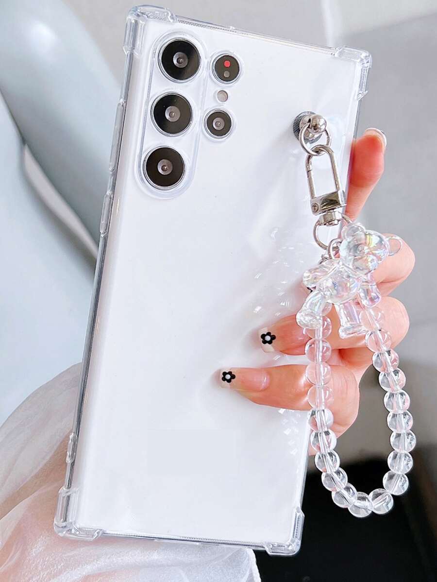 透明手机壳带挂绳，国际版，非国内版 - 無色 - 查看 1
