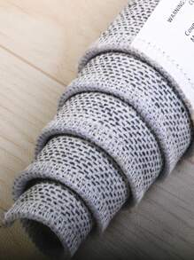 1pc Christmas Slogan Graphic Non-slip Kitchen Rug - Multicolor - View 4