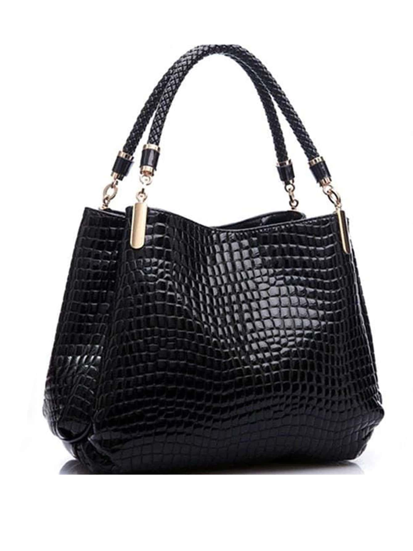 Lightweight,Business Casual Minimalist Crocodile Embossed Shoulder Tote Bag, Mother's Day Gift For Mom For Teen Girls Women College Students,Rookies & White-Collar Workers Perfect For Office,College,Work ,Business,Commute,Outdoors, Travel, OutingsSchool Backpack,School Bag,Large Capacity,Portable,Business Casual, Suitable For Teen Girls Women College Students,Rookies & White-Collar Workers, Perfect For Back To School,Elementary School,Work , Business, Commute, Work Bag Women, Ideal For Everyday Elegance & Special Occasions , Mum Gifts