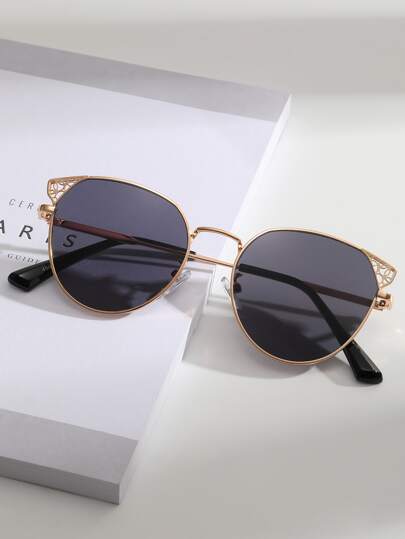 镂空金属框架时尚眼镜女士沙滩配饰太阳镜太阳镜遮阳镜