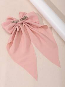 可愛蝴蝶結裝飾法式夾 - 粉色 - 查看 3