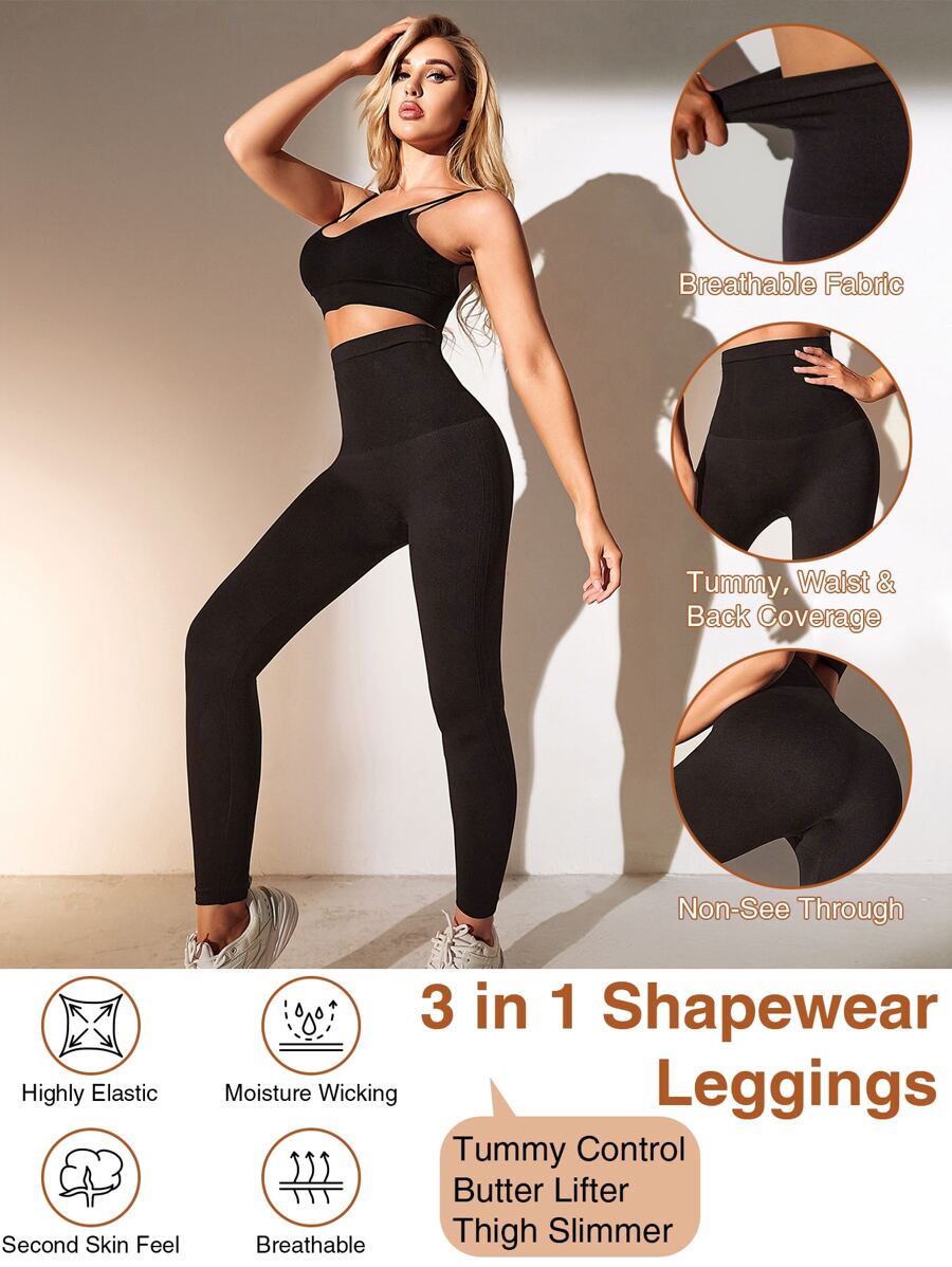 High Waist Tummy Control Butt Lifting Thigh Slimmer Shapewear Pants