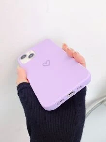 Heart Pattern Phone Case - Purple - View 2