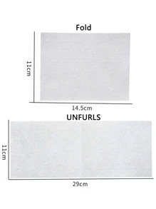 25 piezas lavandería papel - Blanco - Ver 3