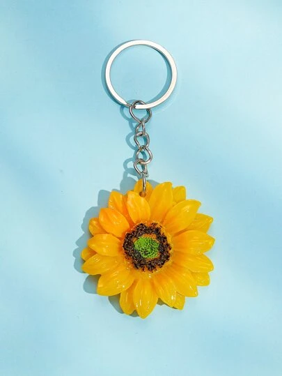 向日葵吊墜鑰匙圈