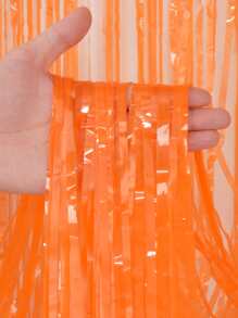 kumozawa 1pc Solid Color Party Decorative Tassel Curtain,Christmas