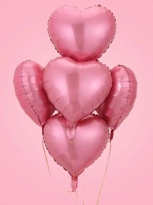5入組心形裝飾氣球套裝 - 粉色 - 查看 1