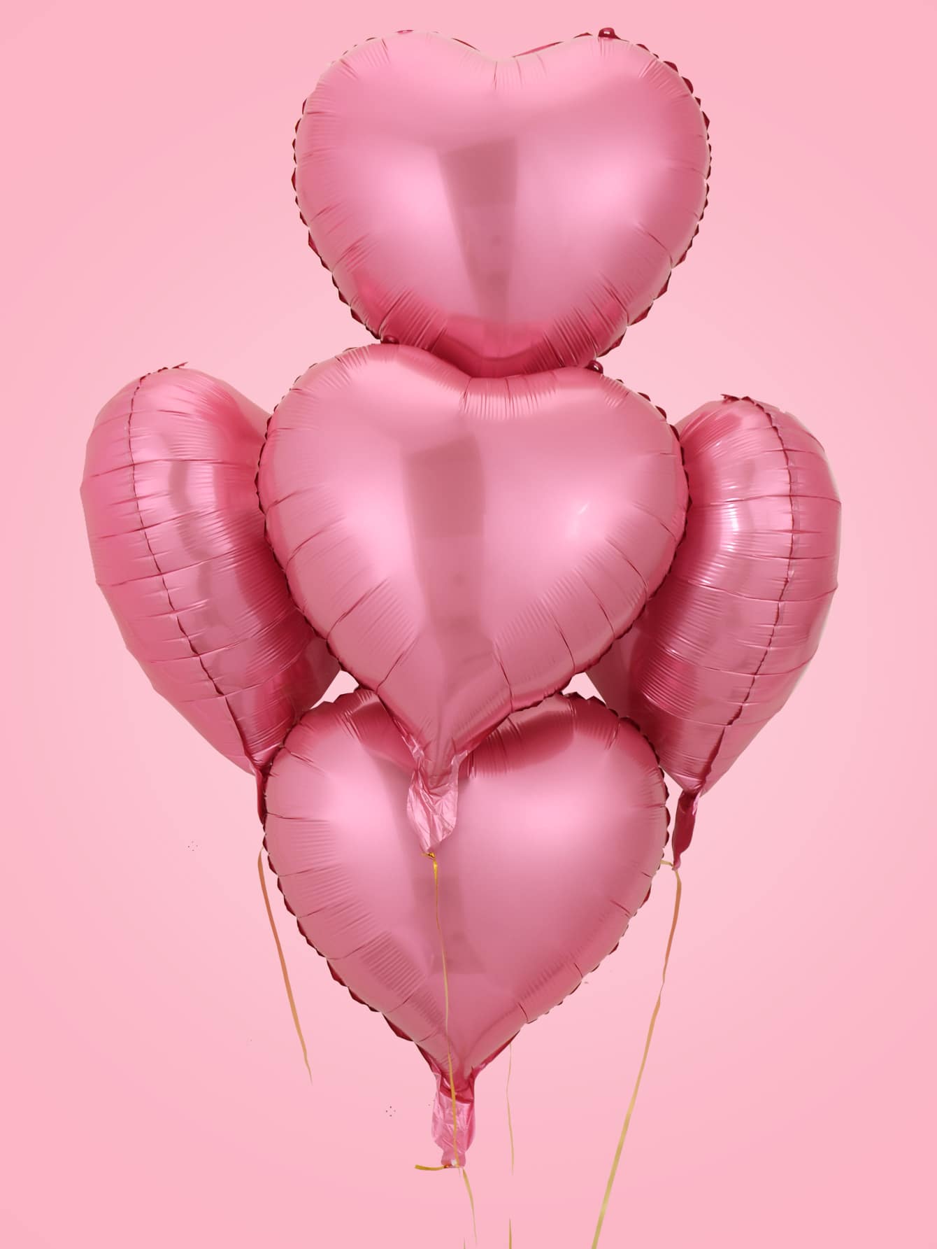 5入組心形裝飾氣球套裝 - 粉色 - 查看 1