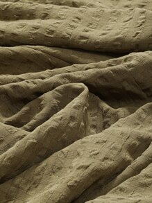 DAZY 高腰寬腿褲 - 橄欖綠 - 查看 3