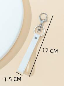 Chuỗi khóa tối giản 1pc - trắng - Xem 4