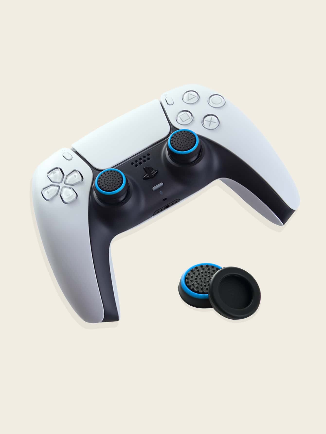 2pcs Gamepad Button Cover Compatible With 360 - Black - View 1