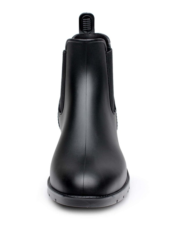 Solid Color Women's Simple Slipon Rain Boots SHEIN USA