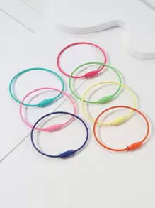 7 chiếc móc khóa tối giản ngẫu nhiên - Nhiều màu - Xem 1