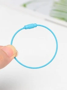 7 chiếc móc khóa tối giản ngẫu nhiên - Nhiều màu - Xem 3