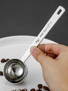 1入組字母細節咖啡勺 - 銀色 - 查看 6