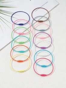 7 chiếc móc khóa tối giản ngẫu nhiên - Nhiều màu - Xem 6