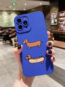 Blue Sausage Dog Phone Case - Multicolor - View 1