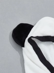 1入組毛茸茸寵物連帽衫 - 黑與白 - 查看 6