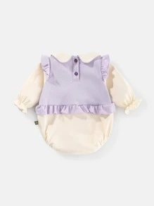 Peninsula Baby Bebé Body de color combinado ribete con fruncido - Multicolor - Ver 2