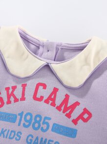 Peninsula Baby Bebé Body de color combinado ribete con fruncido - Multicolor - Ver 7