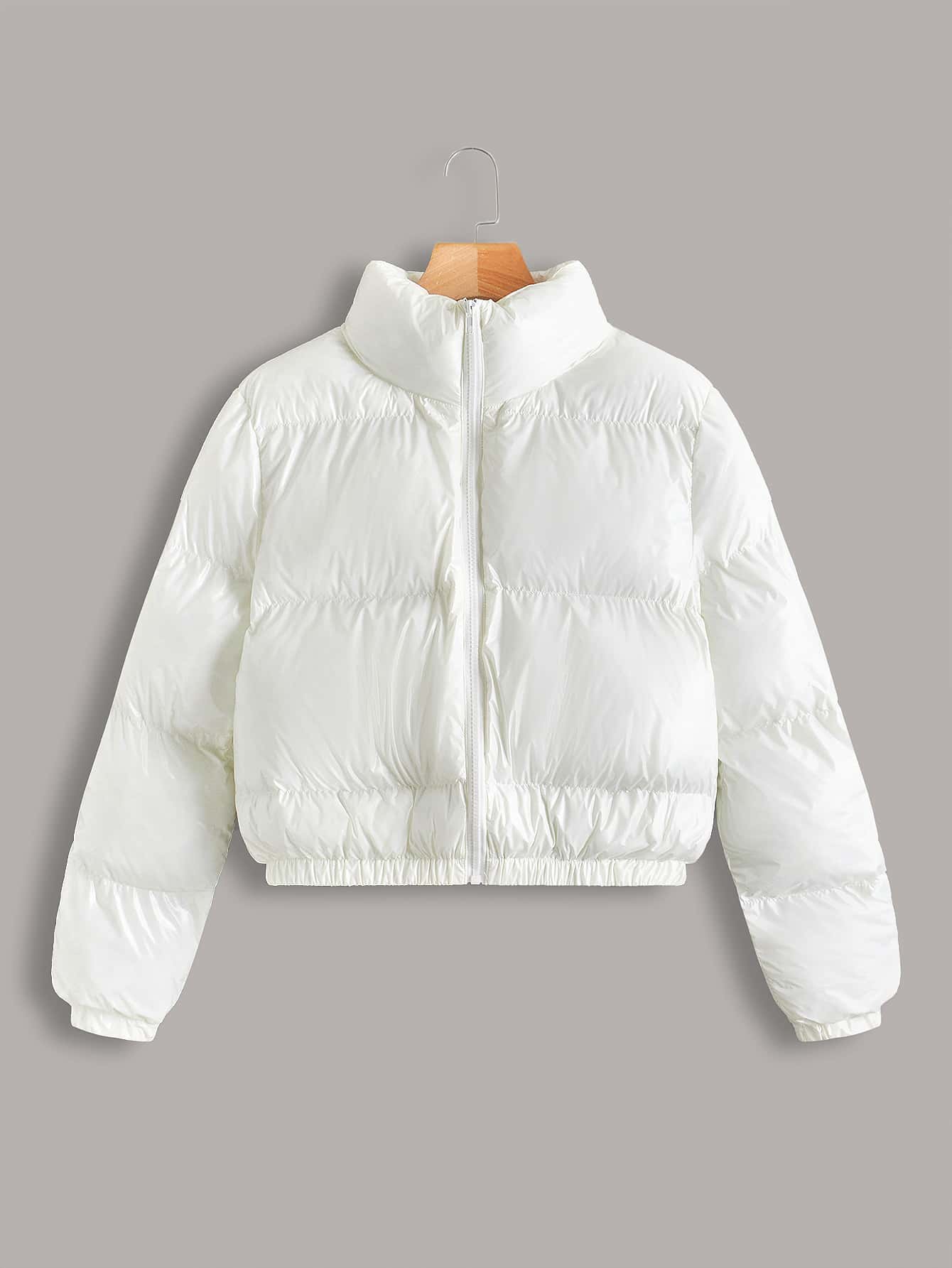 SHEIN Coolane Autumn & Winter Fashionable Leopard Print Short Jacket