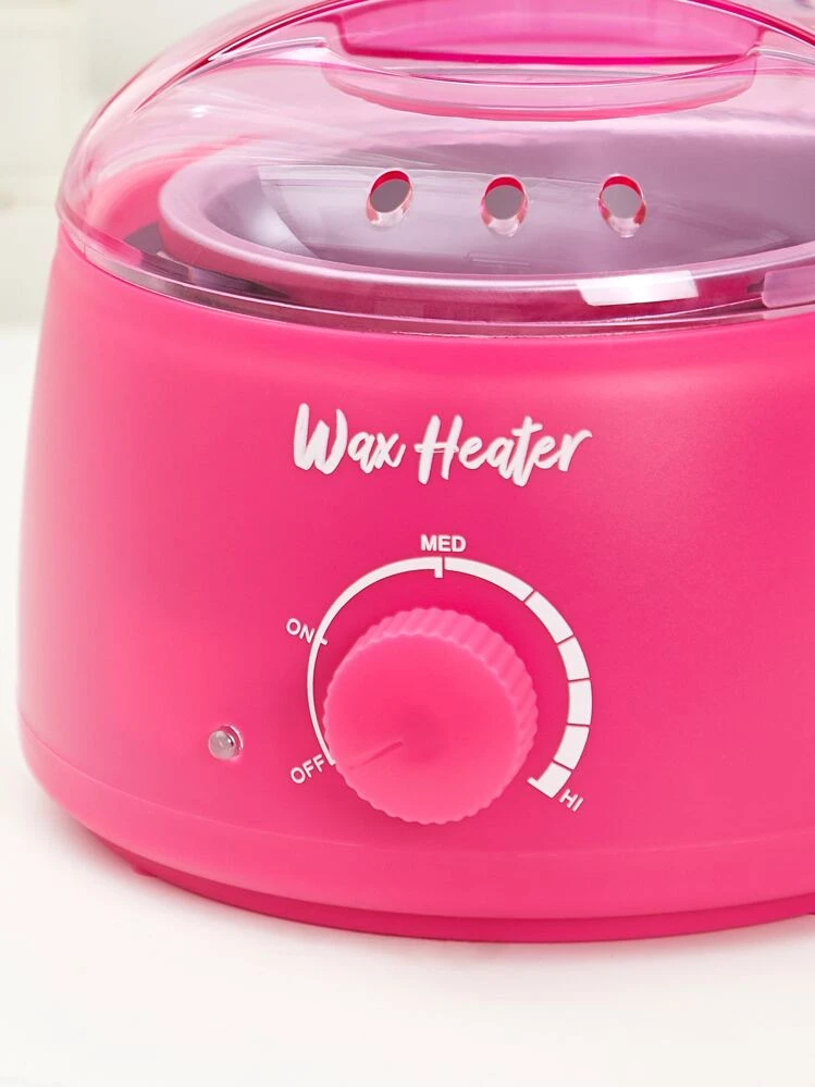 BASIC LIVING 1pc Temperature Control Hair Removal Wax Heater Men's and Women's Hair Removal Kit Wax Bean Machine Large Capacity Wax Heater - Hot Pink - View 7