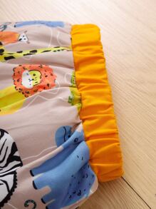 Baby Boy Letter Graphic Tee & Dinosaur Print Shorts - Multicolor - View 7