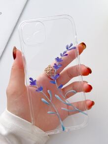 Floral Clear Phone Case - Multicolor - View 2