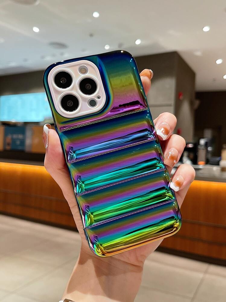 Laser Puffer Phone Case - Multicolor - View 1