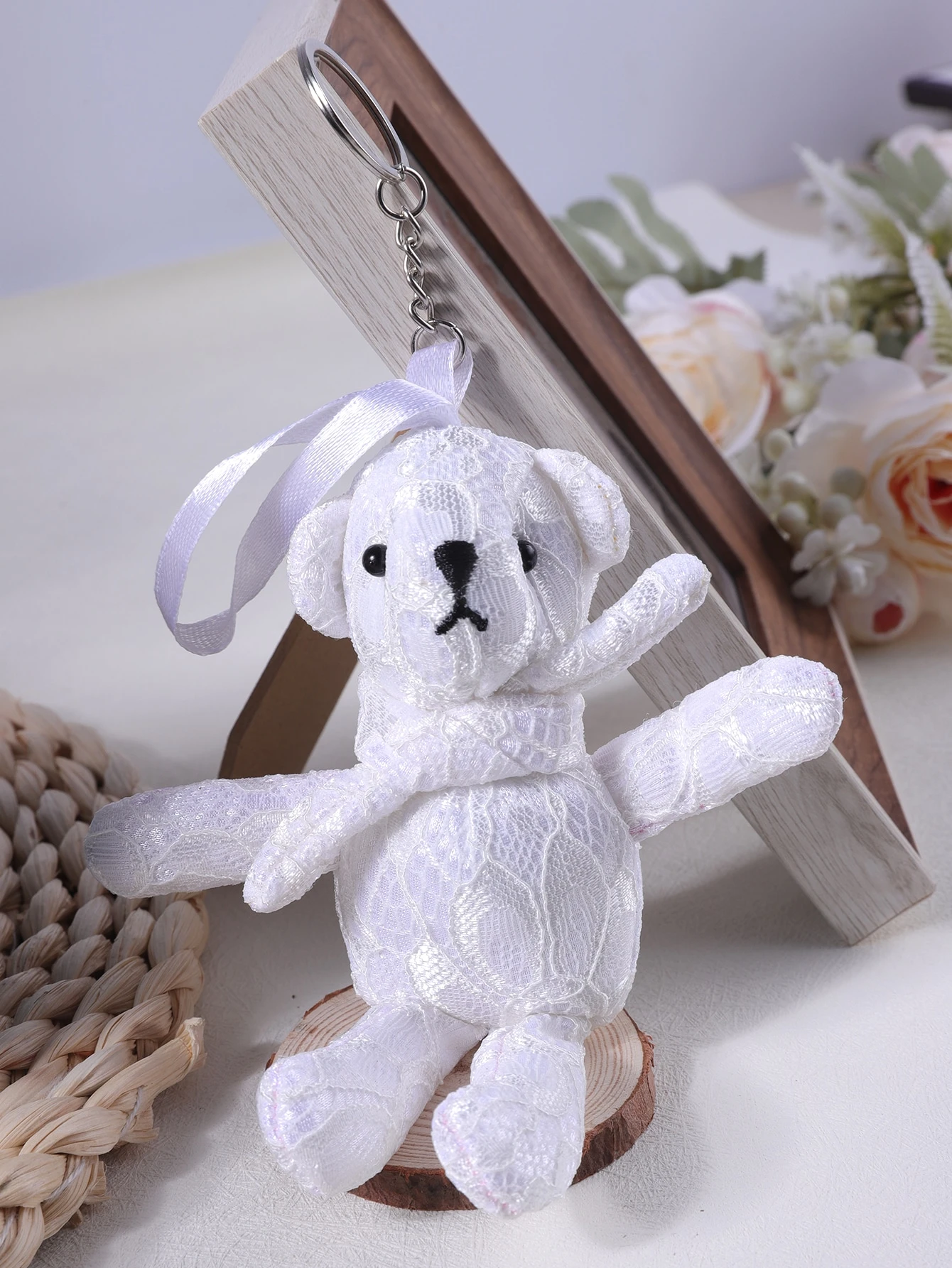 Miniatura 2 de Llavero oso de dibujos animados accesorio Multicolor