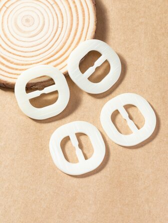 4pcs Plain Belt Button