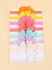 8 cái Nơ Baby Băng đô trang trí - Nhiều màu - Xem 1