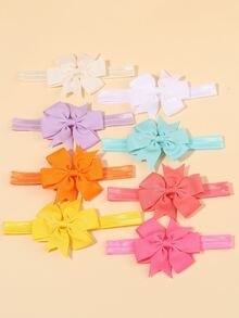 8 cái Nơ Baby Băng đô trang trí - Nhiều màu - Xem 3