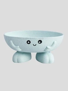 1入組卡通圖案肥皂盒 - 藍色 - 查看 3