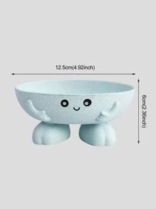 1入組卡通圖案肥皂盒 - 藍色 - 查看 4