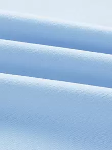 SHEIN MOD Solid Flare Hem Cami Dress,Pastel Dresses For Women - Baby Blue - View 3