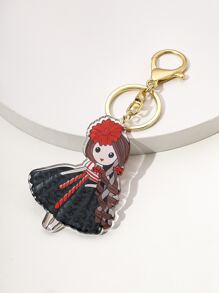 Llavero con diseño de figura - Multicolor - Ver 2