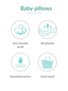 1 件婴儿星星印花枕头爱情人节 - 彩色 - 查看 4