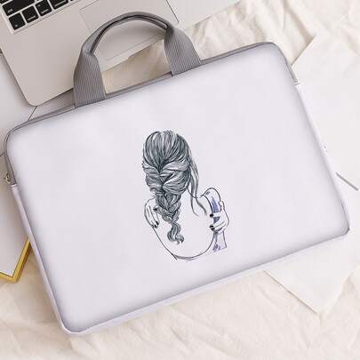 1pc 14 Inch Figure Graphic Laptop Bag