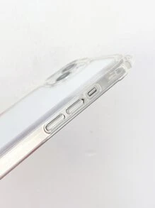 Apple 2-In-1 Four Corner Anti-Fall Hook Transparent PC Hard Shell Case + Gray Shoelace Crossbody Strap Compatible With Iphone 16/16 Pro/16 Plus/16 Pro Max Waterproof Shockproof Scratch Resistant