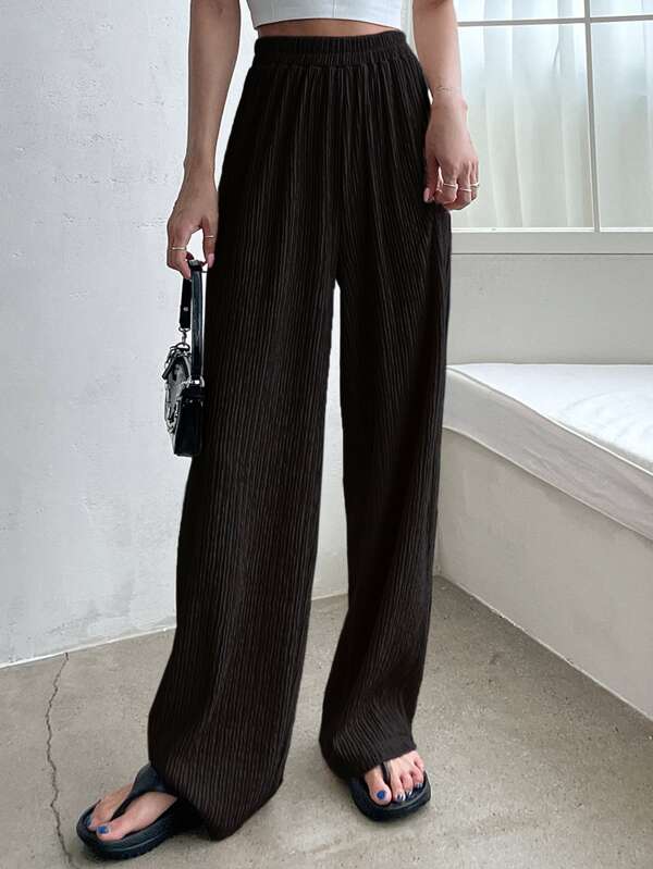 DAZY High Waist Wide Leg Trousers
