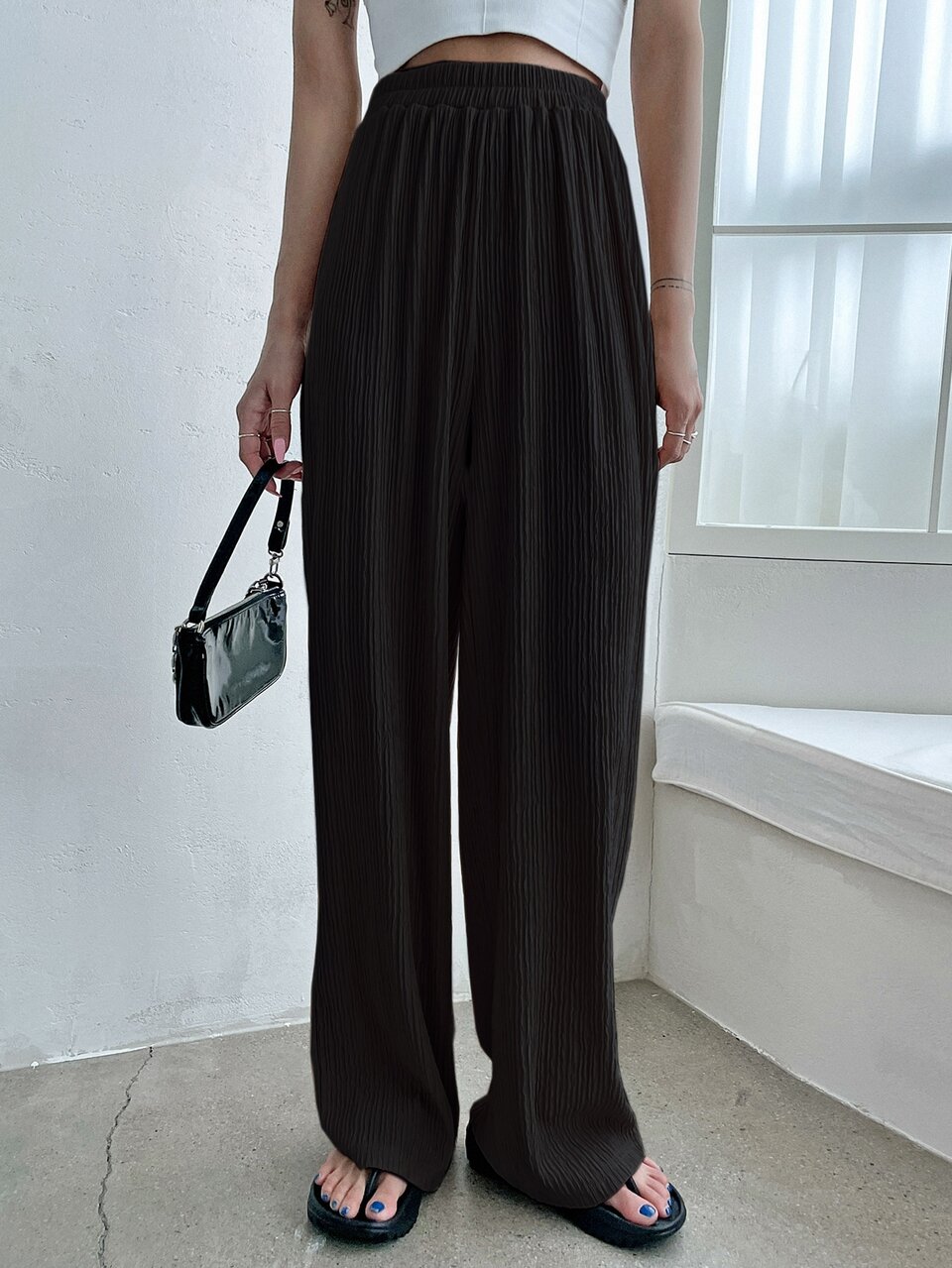 High Waist Wide Leg Pants,Teacher Pants Fall