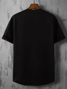 Manfinity Homme Men Colour-block Playing Card Print Shirt Without Tee - Multicolor - View 2