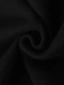 Manfinity Loose-Fit Men's Figure Printed Sweatshirt Without T-Shirt - Black - View 3