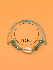 12 piezas Pulsera con diseño de concha - Multicolor - Ver 4